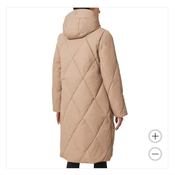 New!! Mondetta Ladies Diamond Quilt Down Parka Jacket Coat Pockets Size XXL NWT! - Picture 2 of 8